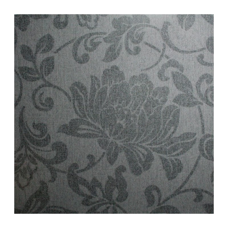 Jacquard Grey 31856 Wallpaper Grey Floral Wallpaper Jacquard Grey
