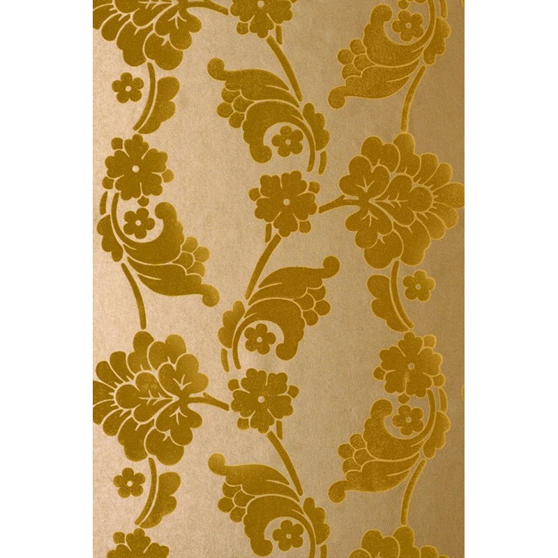 Velvet Jacquard Flock GoldAT10100NW036