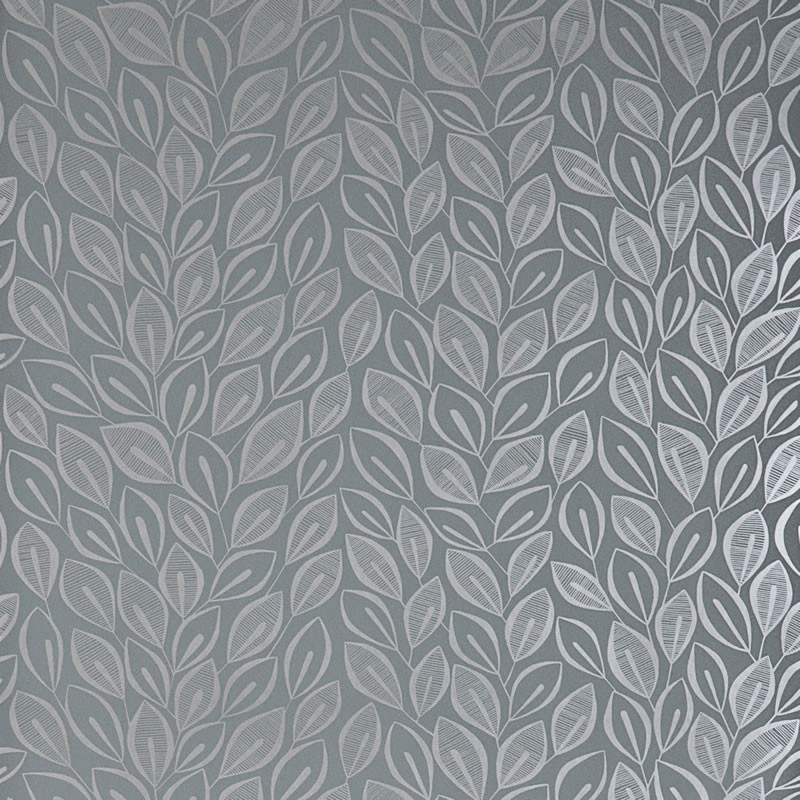 Leaves Wallpaper | Graphite Wallpaper | Wallpaper Direct Online