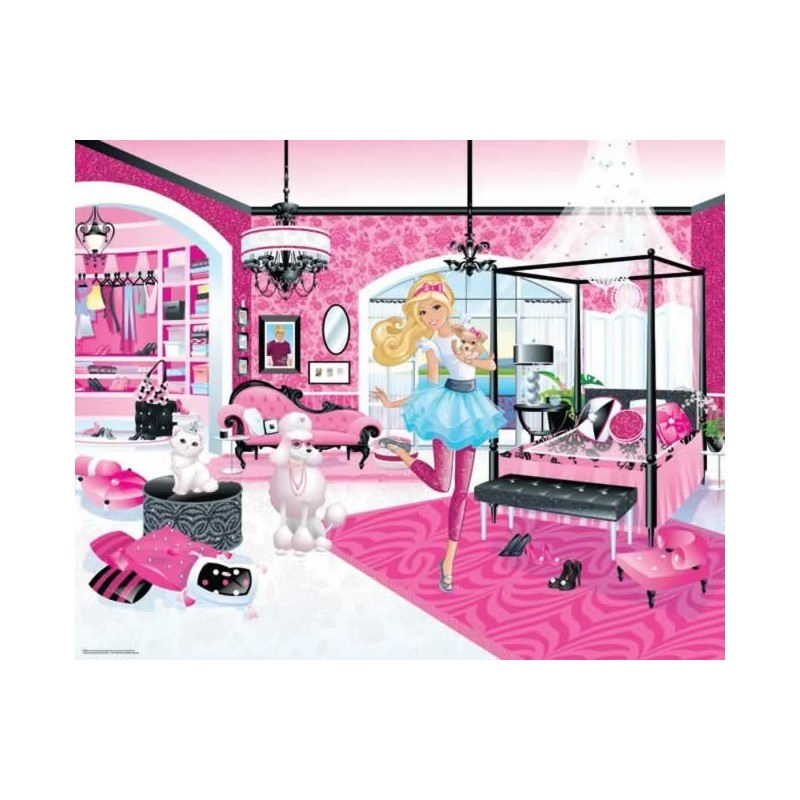 Walltastic Barbie Wall Mural, Wall Murals, Kids Wall Murals