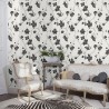 Corcelle Black & White Floral Wallpaper