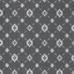 Toison Graphite Grey Trellis Wallpaper