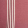 Oxford Stripe Peony Red Wallpaper