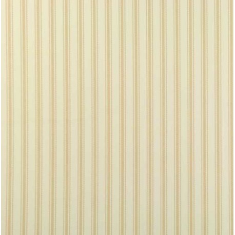 Ticking 01 Cream Stripe Wallpaper