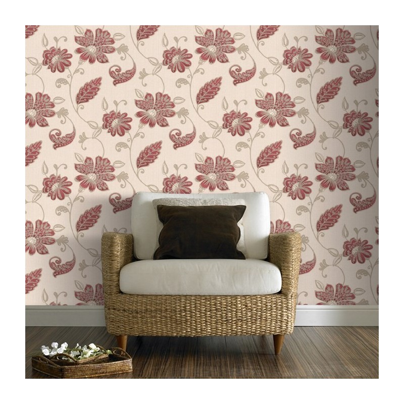 Red Wallpaper | Classic Wallpaper | Juliet Wallpaper Direct