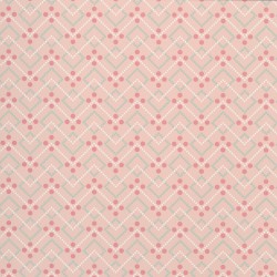 Diagonal Dot Salmon Pink Wallpaper