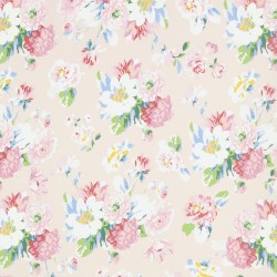 La Vie en Rose Beige Wallpaper