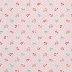 Losange Pink Wallpaper