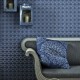 Anchor Tile Marine Blue Wallpaper