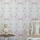 Autumn Berry Vintage Pink Wallpaper