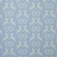 Heraldic Lion Wedgewood Blue Wallpaper