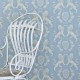 Heraldic Lion Wedgewood Blue Wallpaper