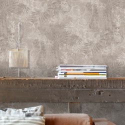 Kerala Taupe Grey Wallpaper