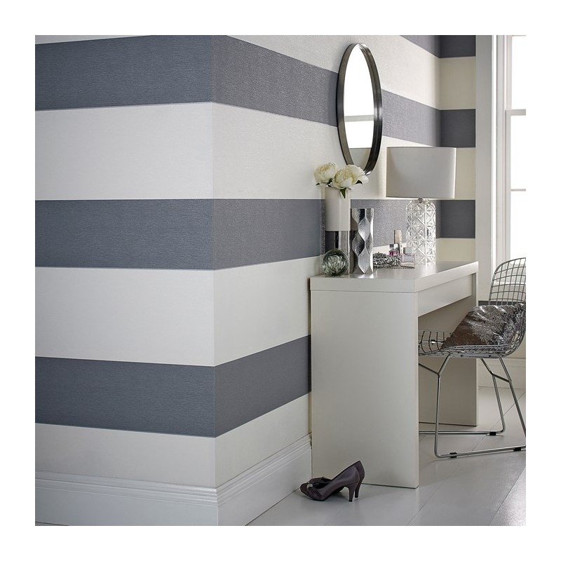 Glitz Grey Wallpaper, Cream Wallpaper, Julien Macdonald Wallpaper