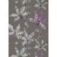Spotted Orchid Flower Charcoal Grey