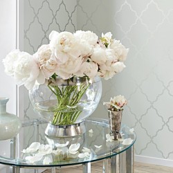 Klein Trellis Silver and Grey