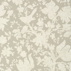 Garden Silhouette Neutral Beige Foral