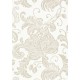 Verey Floral Damask Pearl White