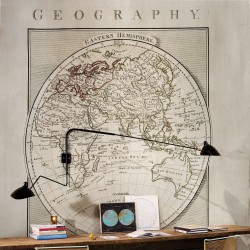 Old World Map Mural