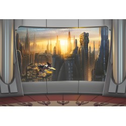 Coruscant View Wall Poster