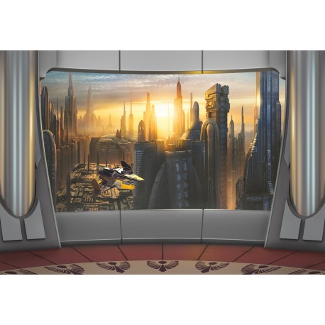 Coruscant View Wall Poster