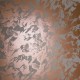 Desert Copper Rose and Grey Wallpaper