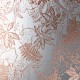 Hothouse Copper Rose and White Wallpaper