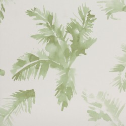 Palmeras Watercolour Fresh Green Wallpaper