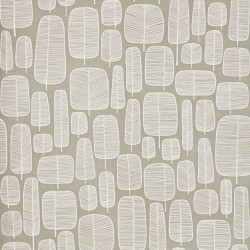 Little Trees Kernal Grey Wallpaper