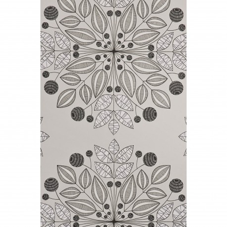 Kaleidoscope Merino Grey Wallpaper