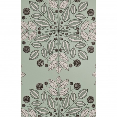 Kaleidoscope Peppermint Green Wallpaper