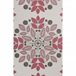 Kaleidoscope Sorbet Pink and Grey Wallpaper