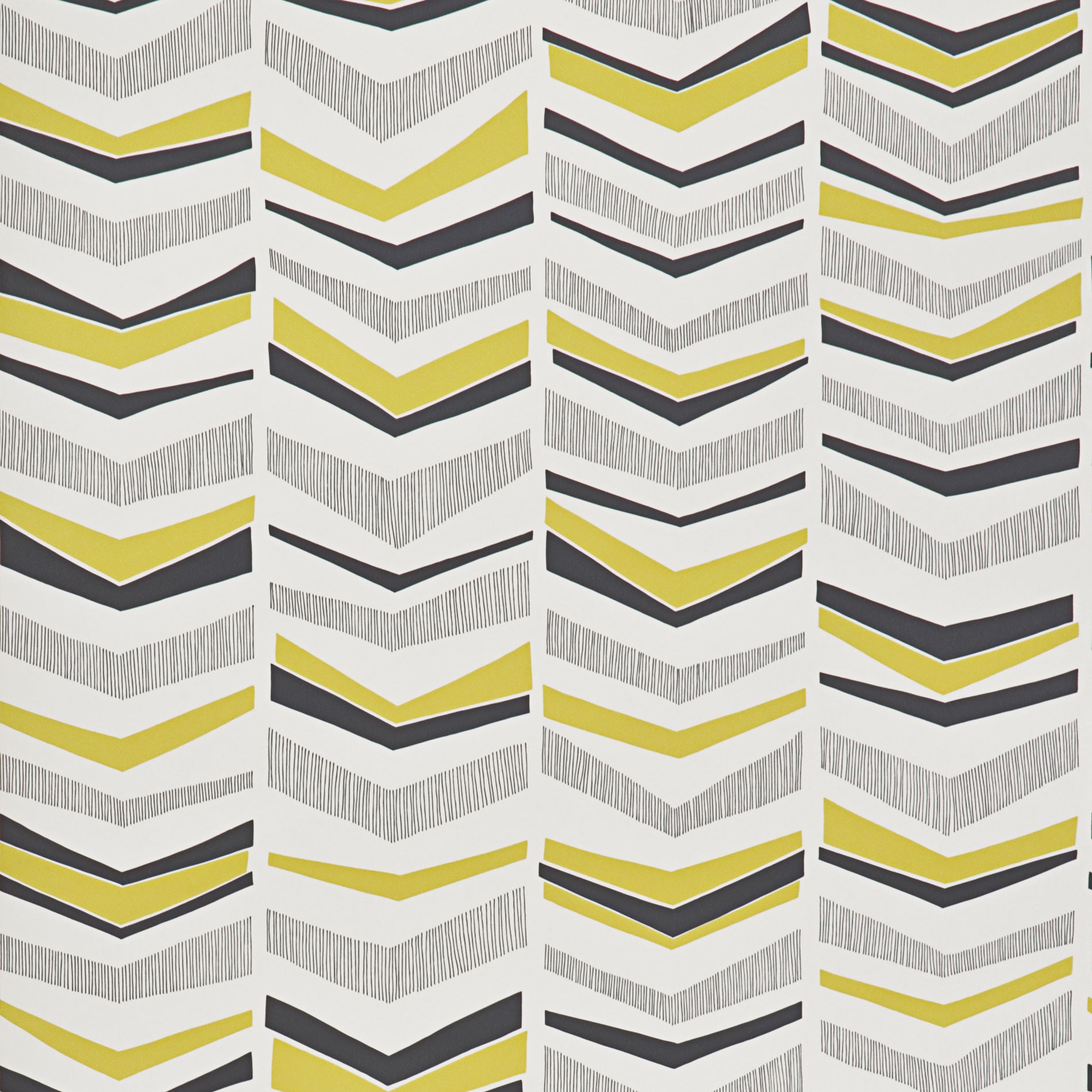 yellow and grey chevron wallpaper