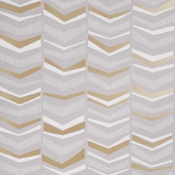 Chevron Humbug Beige and Grey