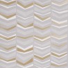 Chevron Humbug Beige and Grey Wallpaper