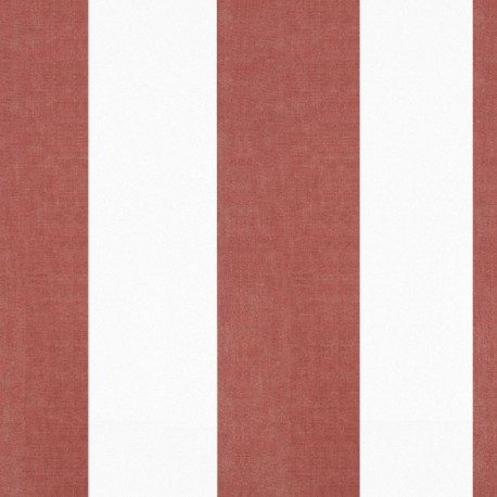 Sol Rojo Red and White Stripe Wallpaper