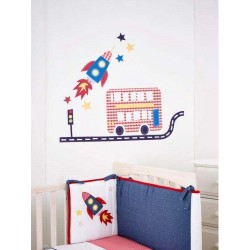 Fetch The Train Engine Wall Stickers