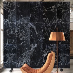 Black Marble Effect Wallpaper