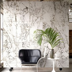 White Marble Effect Wallpaper