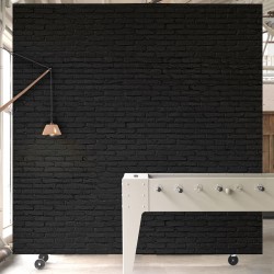 Black Brick Effect Wallpaper