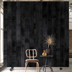 Burnt Wood Effect Wallpaper