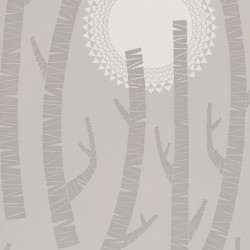 Woods Haze Light Grey Wallpaper