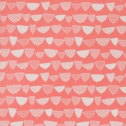 Allsorts Coral Pink Wallpaper