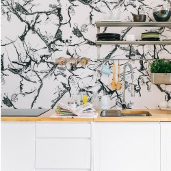 Marble White Wallpaper