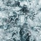 Star Collision Marble Blue Wallpaper