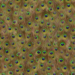 Peafowl Original Brown Wallpaper