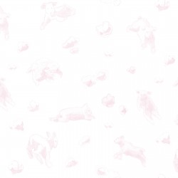 Flying Sheep Beige Wallpaper