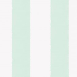 Comos Aqua Green and White Stripe