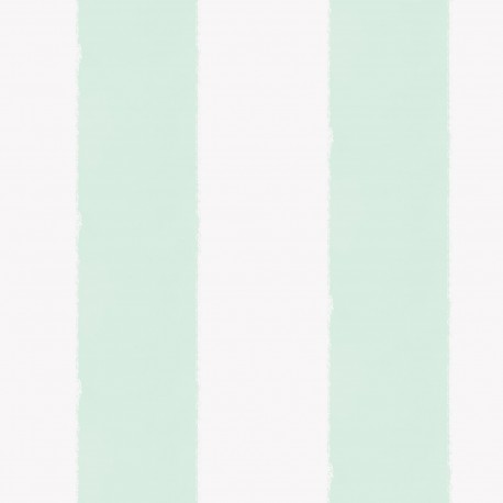 Comos Aqua Green and White Stripe