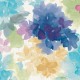 Conrad Green and Blue Floral Wallpaper